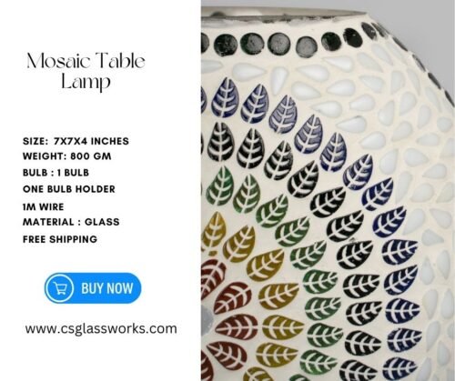 mosaic table lamp