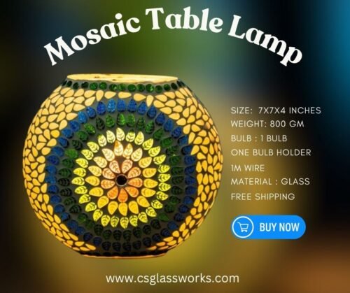 mosaic table lamp