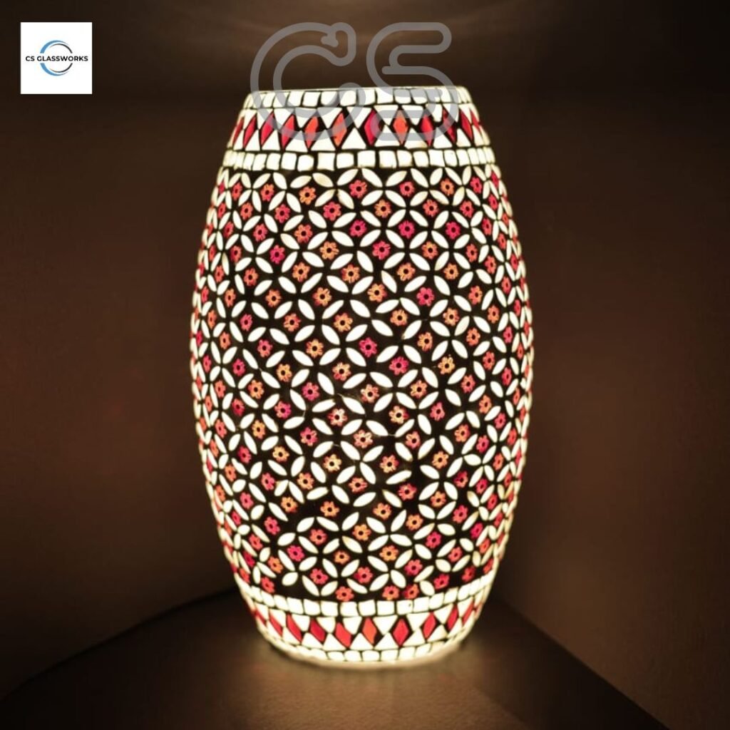 Dholak Shape mosaic lamp