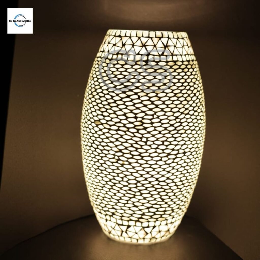 Dholak Shape mosaic lamp