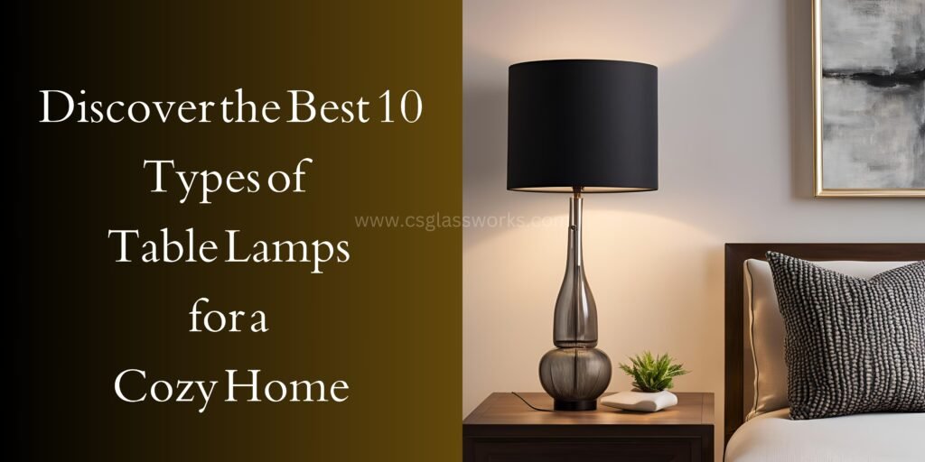 Discover the Best Types of Table Lamps for a Cozy Home